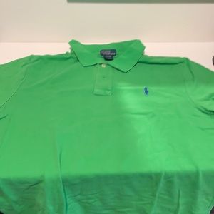 Green Ralph Lauren Polo shirt.  Great condition
